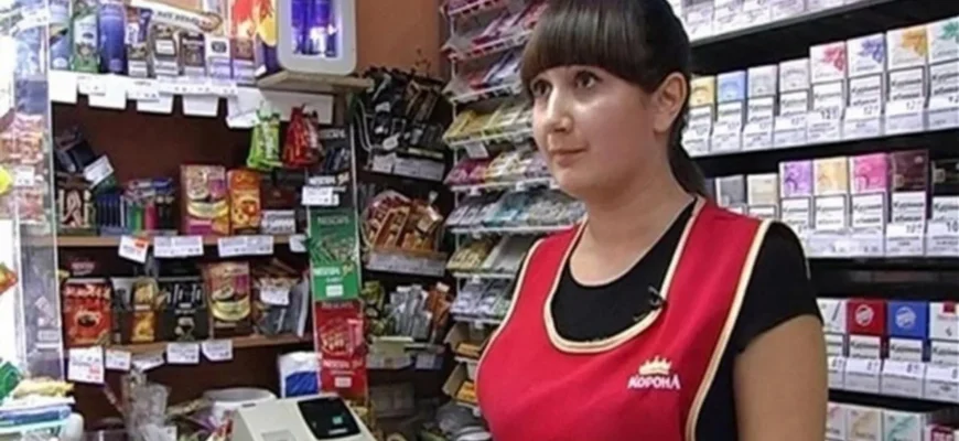 продавщица шутит про шоколадку